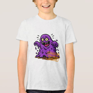 Cartoon Blob – Goedgekeurd door Halloween Tri-Blend Shirt