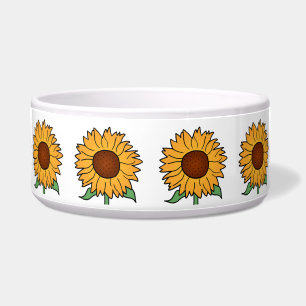 Cartoon Bloemen, Zomer Bloem Zonnewiel Voerbakje