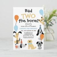 Cartoon Blue Bad Two The Bone Dogs 2e Verjaardag