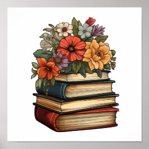Cartoon boeken poster