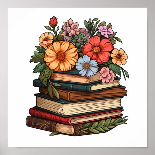 Cartoon boeken poster (Voorkant)