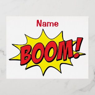 Cartoon Boom Thunder_Cove  Folie Feestdagen Briefkaart