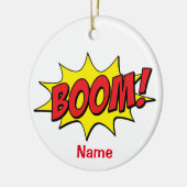 Cartoon Boom Thunder_Cove Keramisch Ornament (Links)