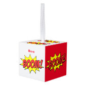 Cartoon Boom Thunder_Cove Kubus Ornament (Achter hoekig)