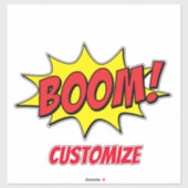 Cartoon Boom Thunder_Cove Sticker (Vel)