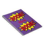 Cartoon Boom Thunder_Cove Stone Notitieboek (Rechterzijde)