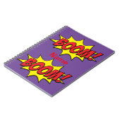 Cartoon Boom Thunder_Cove Stone Notitieboek (Linkerzijde)