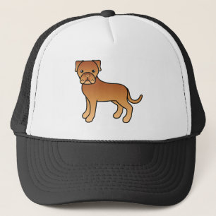 Cartoon Bordeaux Mastiff hond Trucker Pet