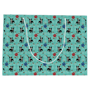 Cartoon Boston Terrier Large Cadeauzakje