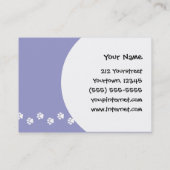 Cartoon Boston Terrier Visitekaartje (Achterkant)