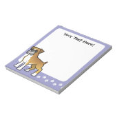 Cartoon Boxer Notitieblok (Gedraaid)