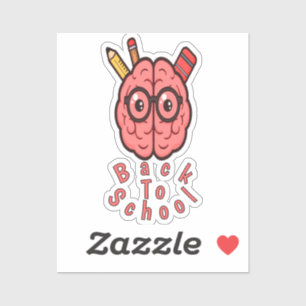 Cartoon Brain Educational Sticker Pack – Leuke Stu