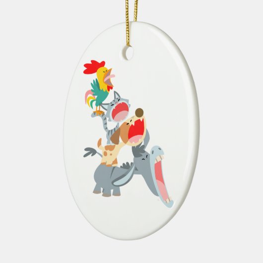 Cartoon Bremen Town Musicians Ornament (Links)