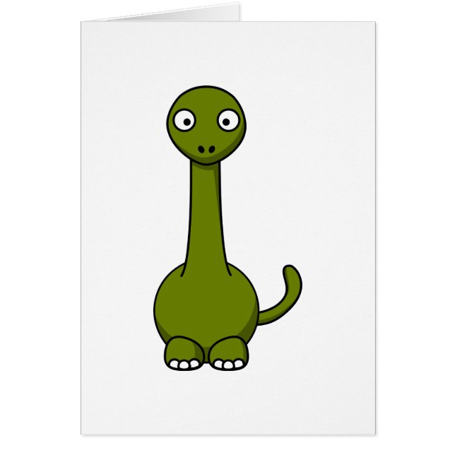 Cartoon brontosaurus (Voorkant)