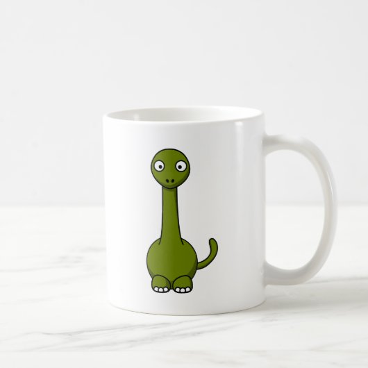 Cartoon brontosaurus koffiemok (Rechts)