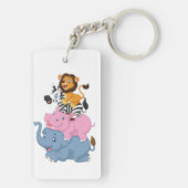 Cartoon Buddies Sleutelhanger (achterkant)