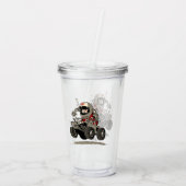 Cartoon Buggy Acryl Drinkbeker (Achterkant)