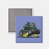 Cartoon buggy magneet (Voorkant / Achterkant)