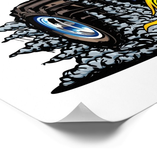 Cartoon buggy poster (Hoek)