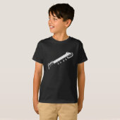 Cartoon buitenaardse slangenpotlood tekening t-shirt (Voorkant volledig)