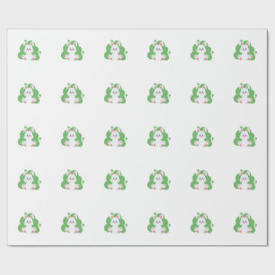 Cartoon bunny splash cadeaupapier