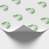 Cartoon bunny splash cadeaupapier (Hoek)