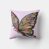 Cartoon Butterfly Kussen (Achterkant)