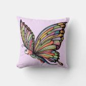 Cartoon Butterfly Kussen (Voorkant)