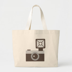 Cartoon  camera grote tote bag