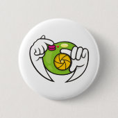 Cartoon Camera Ronde Button 5,7 Cm (Voorkant)