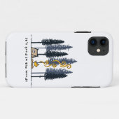 Cartoon Camping Coque-Mate coque iphone (Dos (Horizontal))