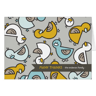 Cartoon Canards Faire-part de naissance bébé