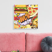 Cartoon Canvas Afdruk (Insitu (Woonkamer))