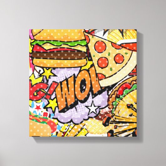 Cartoon Canvas Afdruk (Voorkant)