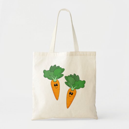 Cartoon Carrots Bag Tote Bag (Voorkant)