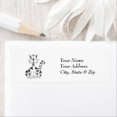 Cartoon Cat Return Address Labels (Insitu)