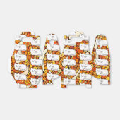 Cartoon Cats Doodle Line Drawing Favor Boxes Bedankdoosjes (Uitgevouwen)