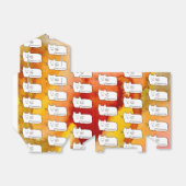 Cartoon Cats Doodle Line Drawing Favor Boxes Bedankdoosjes (Uitgevouwen)