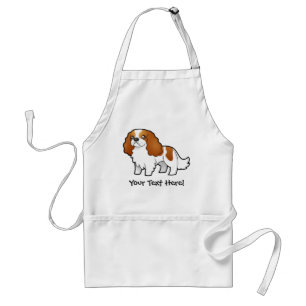 Cartoon Cavalier King Charles Spaniel Standaard Schort