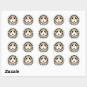 Cartoon cavia Stickers (Vel)