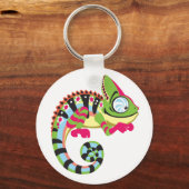 cartoon chameleon sleutelhanger (Voorkant)