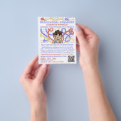 Cartoon Chaos Design, Professional Organizer Flyer (Hand)