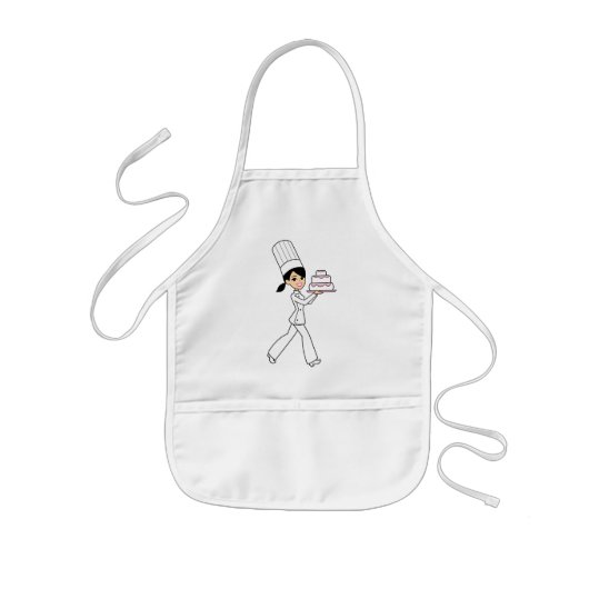 Cartoon Chef Apron Kinder Schort (Voorkant)