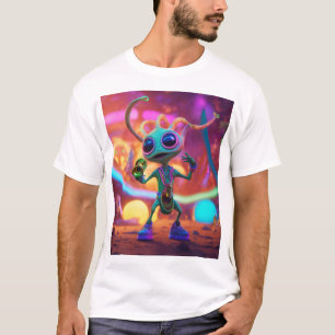 Cartoon Cheval Brown Premium Design T-shirt