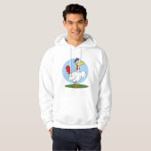 Cartoon Chicken Hoodie (Voorkant volledig)