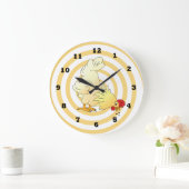 Cartoon Chicken Kitchen Wall Clock Grote Klok (Huis)