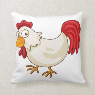 Cartoon Chicken Pillow Kussen