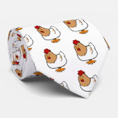 Cartoon Chicken Stropdas (Opgerold)