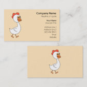 Cartoon Chicken. Visitekaartje (Voorkant / Achterkant)