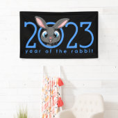 Cartoon Chinees Jaar van het konijn Spandoek (Insitu)